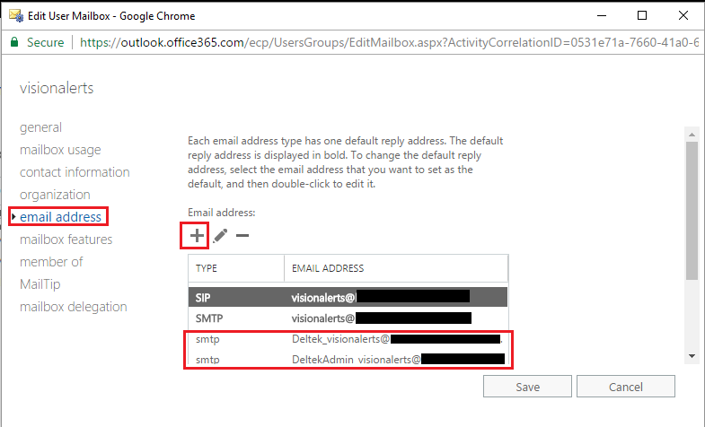 Connecting Deltek Vision e-mail to Office 365